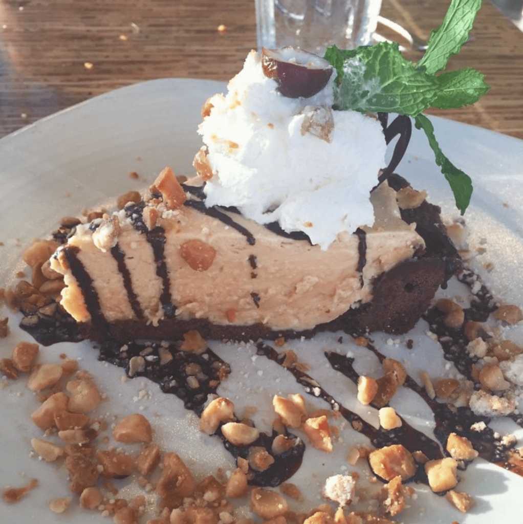 Peanut butter pie with chocolate crust at Honu in Maui is life... Life! 