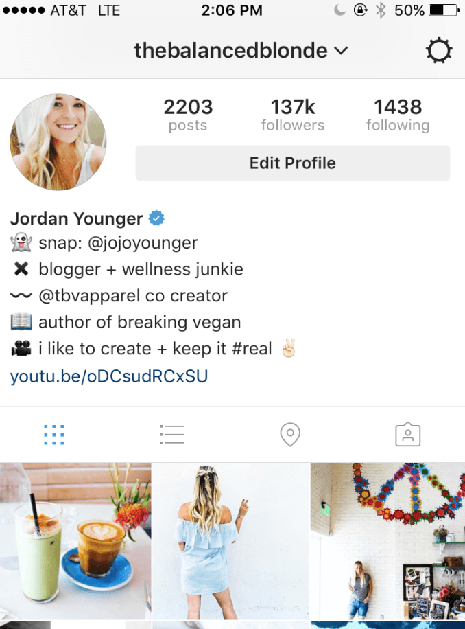 The Art Of The Instagram Bio The Balanced Blonde