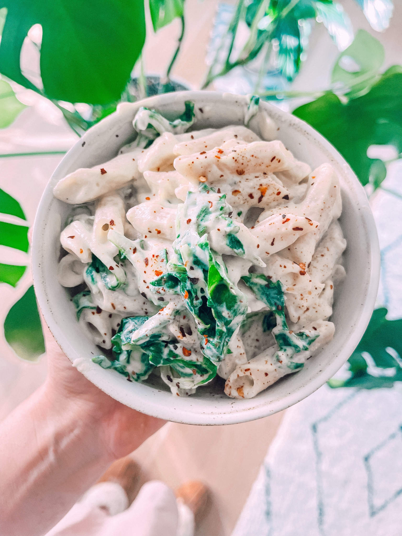 Cheesy Cauliflower Pasta Sauce Recipe & Second Trimester Updates The